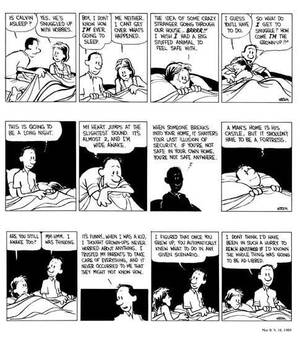 Calvin And Hobbes Mom Porn - Continuance of the break in storyline. I think about this bottom strip all  the time. Nobody has any idea what they're doing, we're all just making it  up as we go. :