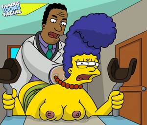 famous toons simpsons - The Simpsons - [Famous Toons Facial][acme] - Dr. Hibbert fucks Marge fuck