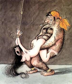 Bdsm Pirate Porn - wench in bondage and getting raped from behind. Spanking Porn ...