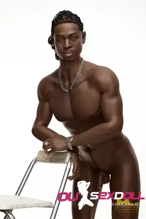 Black Porn Doll - 176cm 5ft77 Black Hot Male Sex Silicone Gay Porn Doll - OUSEXDOLL