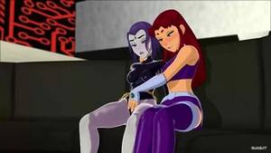 Anime Lesbian Porn Starfire - Lesbian sluts Raven and Starfire from Teen Titans in wild PMV - XAnimu.com