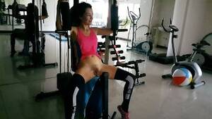 naked gym class - Risky NO PANTIES Exercises at PUBLIC Residential GYM # Naked GYM workout:)  - Free Porn Videos - YouPorn