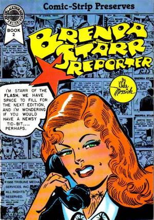 Brenda Starr Comic Strip Porn - Cover art for Brenda Starr Reporter Book published by Blackthorne, United  States, by Dale Messick.