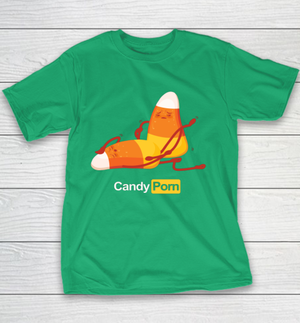 Irish Funny Porn - Candy Porn Corn Pun Porno Star Funny Halloween Costume Youth T-Shirt | Tee  For Sports