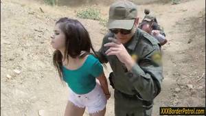 Border Patrol - Taylor sucks Border Patrol officer dick