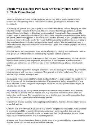 cam sex in church - People Who Use Free Porn Cam Are Usually More Satisfied In Their Commitment  by hospitableorati05 - issuu