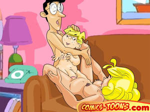 cartoon porn margaret - Virgin Margaret Wade sucks Henry Molly gets bent over with big carrot porn  ...