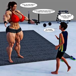 Muscular Women Porn Comics - nxt-comics.net/gallery-pics/2022/09/My-Muscular-Au...