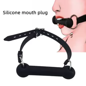 Mouth Bondage Porn Toys - Dropship Oral Mouth Gag BDSM Bite Silicone Dog Bone Gag Mouth Gag SM Bondage  Restraint Mouth Plug Adult Sex Toys Ball Gag For Adult Games to Sell Online  at a Lower Price |