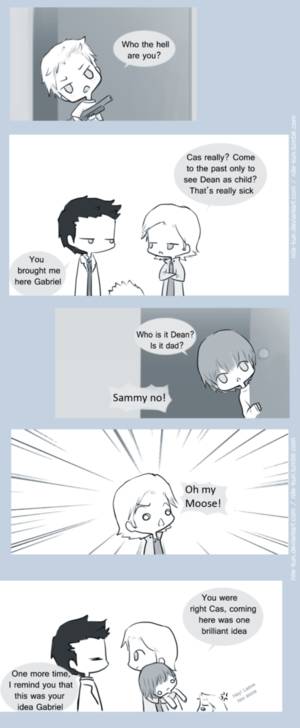 Cute Sabriel Supernatural Porn - I love this picture this artist is amazing they got me shipping Sabriel and  Destiel. Supernatural ...