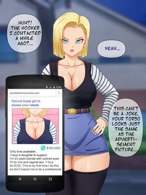 android 18 hentai cg - Android 18 CG- PinkPawg - Porn Cartoon Comics