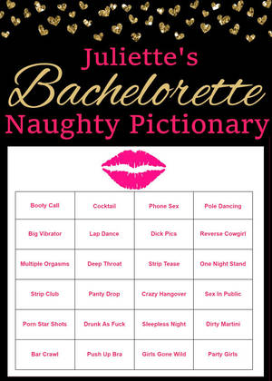 Crazy Hangover Porn - Personalized Bachelorette Party Games Dirty Pictionary