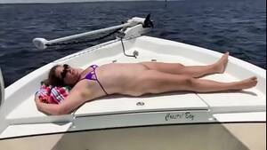 bbw slut wife in a bikini - chubby wife in micro bikini gets fucked on boat - XVIDEOS.COM