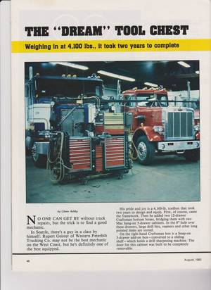 Diesel Mechanic Girl Porn - my father was a semi truck mechanic and he had a HUGE tool box that he