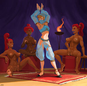 Hentai Belly Dancer Porn - Gerudo Bellydancer Link by pozer - Hentai Foundry