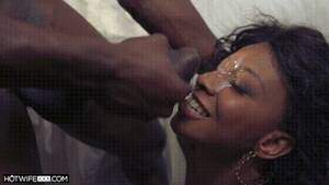 black girl with cum on her face - Cute Black Girl Gets Cum On Her Face 3 Porn Gif | Pornhub.com