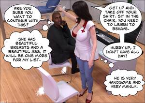Cartoon Ass Caption - Sexy Boss Nurse Captions- Mature3D - Porn Cartoon Comics