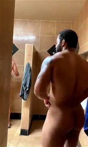 Big Cock Gay Porn Shower - Watch Gym Shower - Gay, Interracial, Big Black Cock Porn - SpankBang