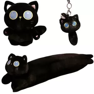 big fat black babies - New Kawaii Fat Black Cats Plush Toy Big Eyes Cute Kitten Cartoon Animal  Doll Home Decor Long Pillow Gift For Kids Girls Birthday - AliExpress