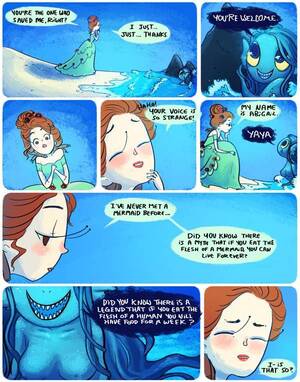 mermaid lesbian porn cartoons gallery - 5 Lesbian Mermaid Comics You Need to Read