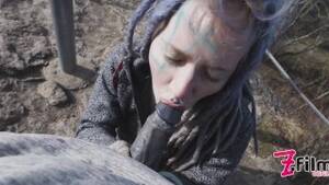 crazy sex public blowjobs - Catched while wild public sex on a ruine - POV, tattoo couple, split tounge blow  job - punk, goth - ZF019 - Free Porn Videos - YouPorn