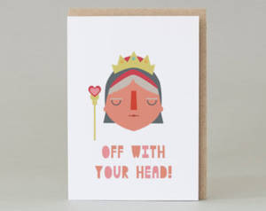 kink anal - Off with Their Head Card