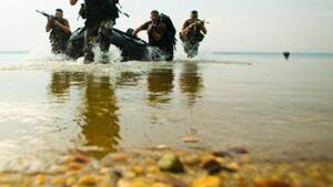 naturalist girl nude beach - Marines land at nudist beach â€” RT USA News