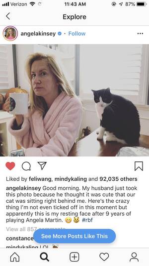 Angela Kinsey Office Porn Captions - Staying in character ðŸ˜‚ðŸ˜‚ : r/DunderMifflin