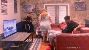 fat mexican gang bang - chubby latina takes 3 black dicks in her 1st gangbang - XNXX.COM