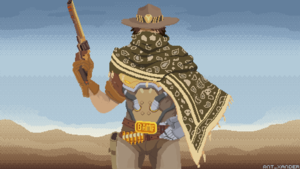 Cassidy Cole Porn - I drew Cole Cassidy from the game Overwatch in Pixel art! : r/Overwatch