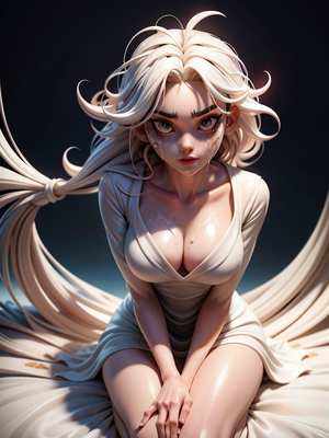 Messy 3d Porn - Top Down, Messy Hair, Bust Shot Hentai AI Porn