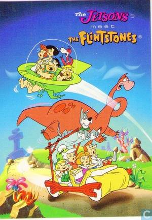 flintstones vs jetsons porn - The Jetsons Meet The Flintstones - The Flintstones (Cardz)