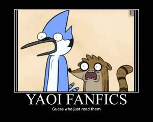 Funny Regular Show Porn - RS Yaoi fanfics Motivational by mordyfan13