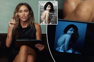 Miley And Billy Ray Cyrus Porn - Miley Cyrus reveals story behind nude 'Vanity Fair' shoot