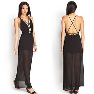 elegant party porn - Sexy black party dress porn elegant black evening dress porn 2014 black  chiffon dress