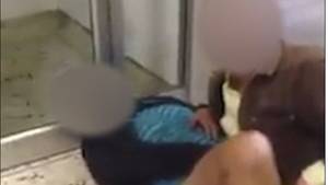 Homemade Wife Caught Having Sex - Shocking video shows moment randy couple are caught having sex in shopping  centre