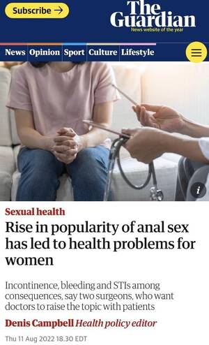 anal sex health risks - Mind you, these are the responses to teenage girls being coerced into  performing anal by their porn sick bfs. : r/PornIsMisogyny