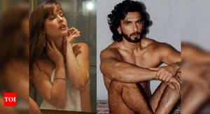 Amanda Cerny Tits - Did Jacqueline Fernandez's lookalike Amanda Cerny dedicate her nude  photoshoot to Ranveer Singh? | Hindi Movie News - Times of India