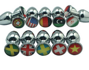 kink anal - Merica Flag Butt Plug, Jewel Butt Plug, Jewel Anal plug, Beginner Butt Plug