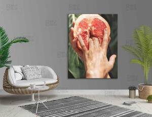 fingering in nude beach - Fruit Porn Grapefruit Fingering Abstract Vulva Art Print Nude Print Erotic  Wall Art Sensual Photography Food Porn Fruit Porn Wall Art - Etsy