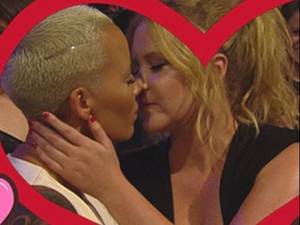 Amy Schumer Lesbian - Amber Rose Kiss Cam Amy Schumer