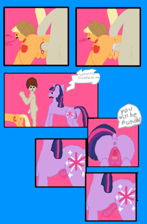 Mlp As Humans Porn - First ever mlp porn comic(not God with human yet) : r/ClopClop