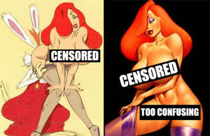 80 famous cartoon nudes - 1. Jessica Rabbit from Who Framed Roger Rabbit?