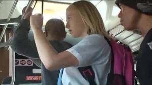Groped On Bus Porn - Japanese men grope American blonde schoolgirl on bus - Watch Now! | AREA51. PORN