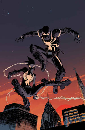 Agent Venom Cosplay Porn - Venom's..? I know that the top one is Flash Thompson but who it