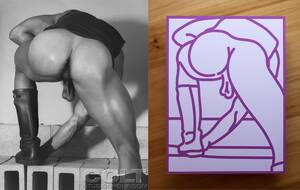 Art Vintage Porn - I make vintage porn paper art - which is your favorite? : r/VintageGayPhotos