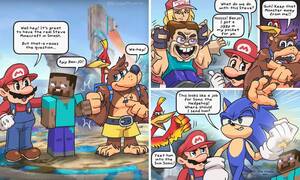 Banjo Kazooie Kazooie Porn Leek - Steve in Smash (ArchdanMiiverse) : r/SmashBrosUltimate