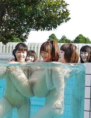 asian girls naked pool - Asian girls swimming - 50 porn photos