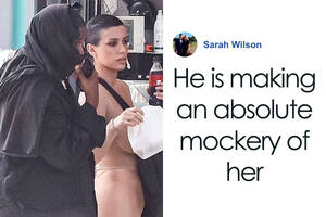 crazy nudist gallery - Kanye West's New 'Wife' Bianca Censori's Outfit Leaves No Room For Fantasy  â€“ Appears Almost Naked