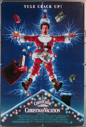 National Lampoon Porn Movies - Original National Lampoon's Christmas Vacation (1989) movie poster in c7  condition for $430.00